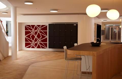 Twister akustikmoduler i filt hos Tryg (7)